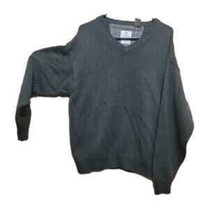 vintage 90’s Viyella pullover Lambs Wool Knit Sweater Mens Medium Green